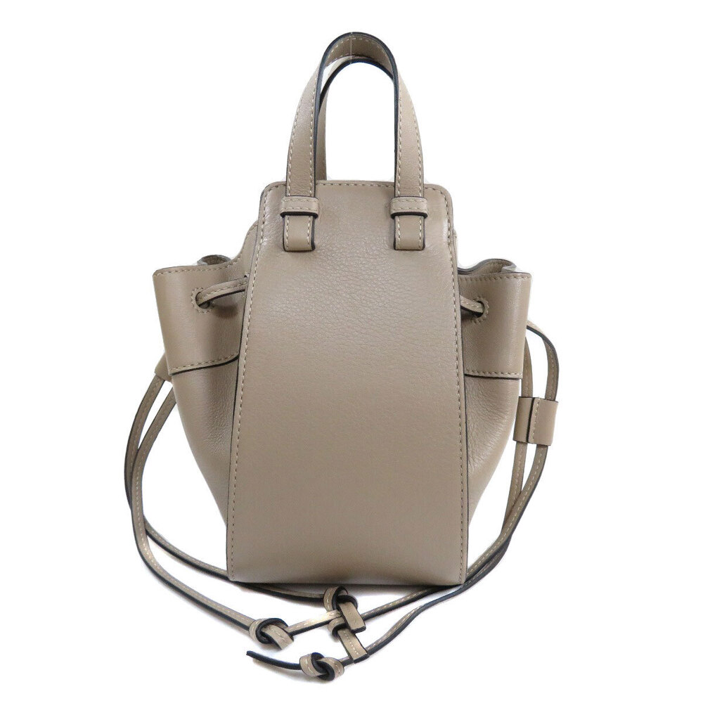 Loewe Calfskin Shoulder Hammock Bag Black